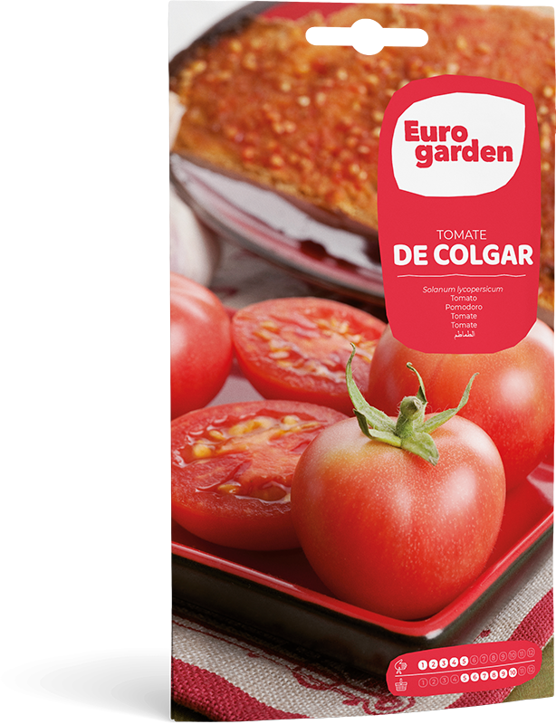 Mockup Sobre Individual Eurogarden Hortícolas Tomate de Colgar
